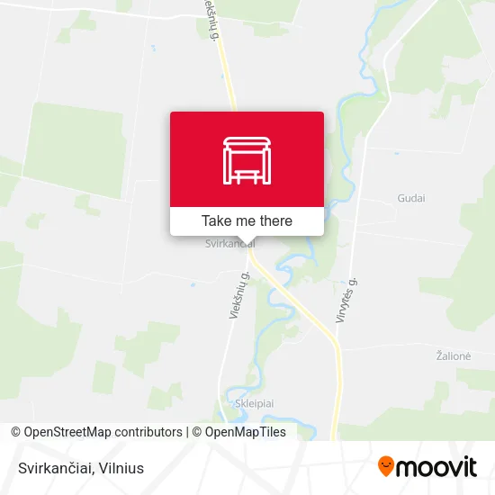 Карта Svirkančiai
