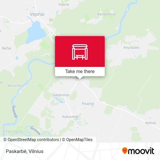 Карта Paskarbė