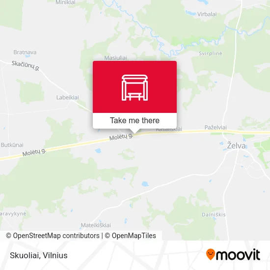 Карта Skuoliai