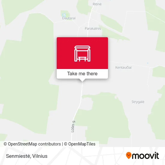 Карта Senmiestė