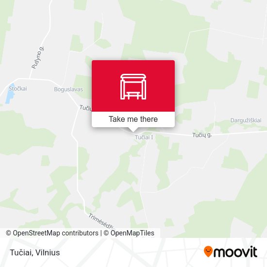 Карта Tučiai