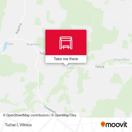 Tučiai I map