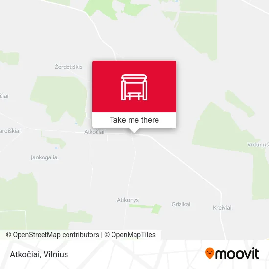 Карта Atkočiai