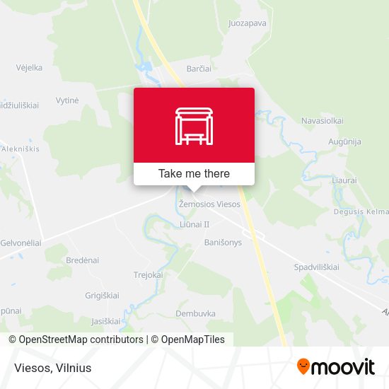 Карта Viesos
