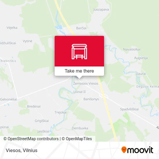 Карта Viesos