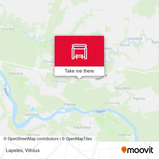Карта Lapelės
