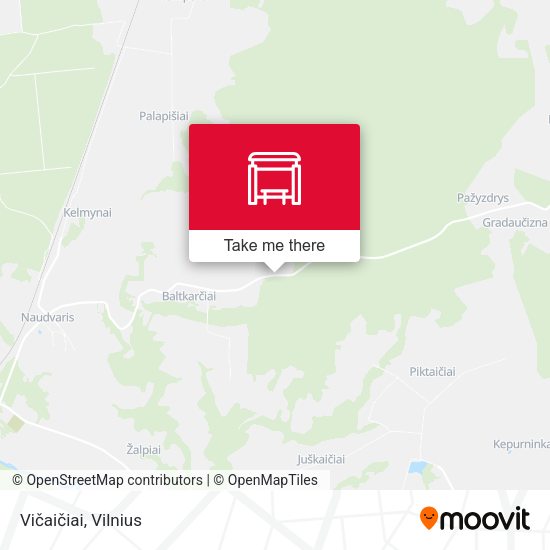 Карта Vičaičiai