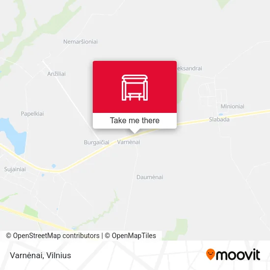 Карта Varnėnai