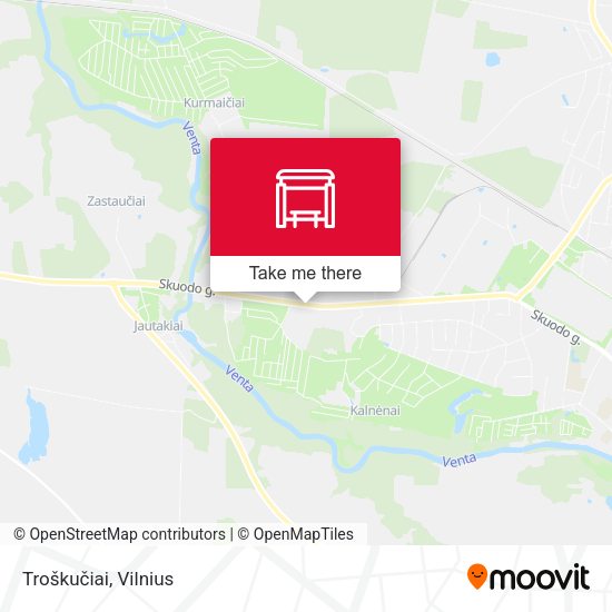 Карта Troškučiai