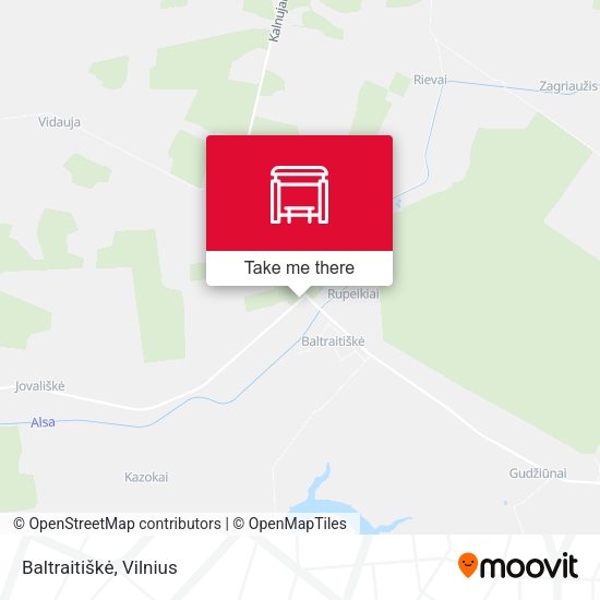 Карта Baltraitiškė