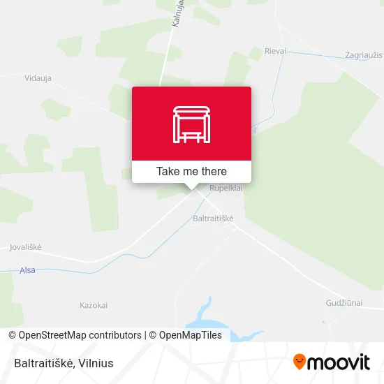 Карта Baltraitiškė