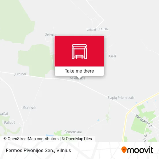Карта Fermos Pivonijos Sen.