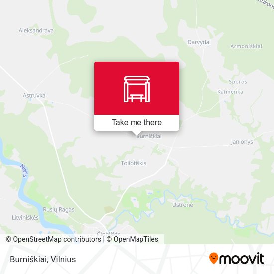 Карта Burniškiai
