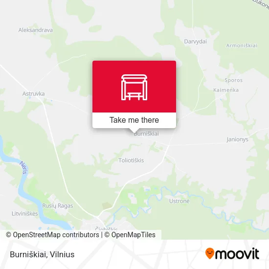 Карта Burniškiai