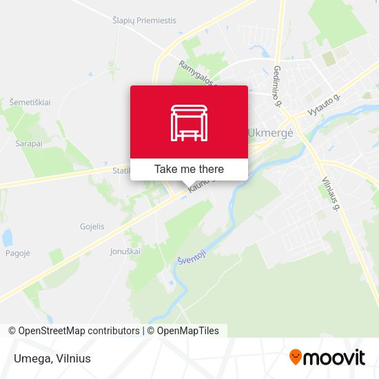 Карта Umega