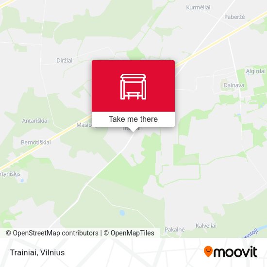 Карта Trainiai