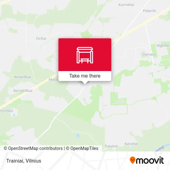 Карта Trainiai
