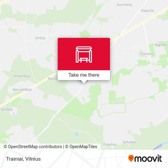 Карта Trainiai