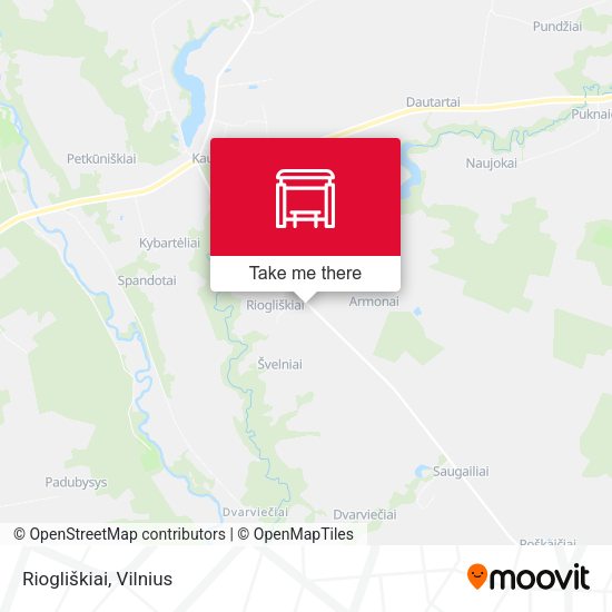 Карта Riogliškiai