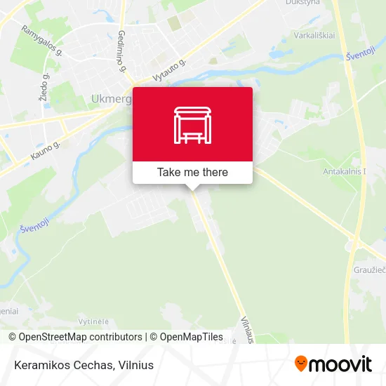 Карта Keramikos Cechas