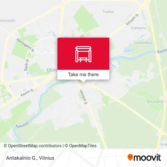 Карта Antakalnio G.