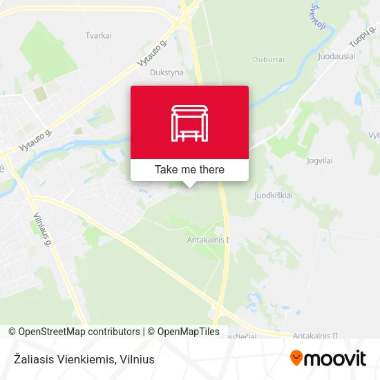 Карта Žaliasis Vienkiemis