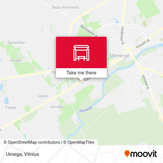 Карта Umega