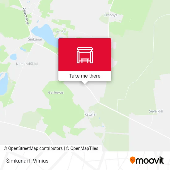 Карта Šimkūnai I