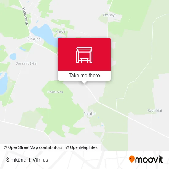 Карта Šimkūnai I