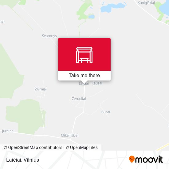 Карта Laičiai