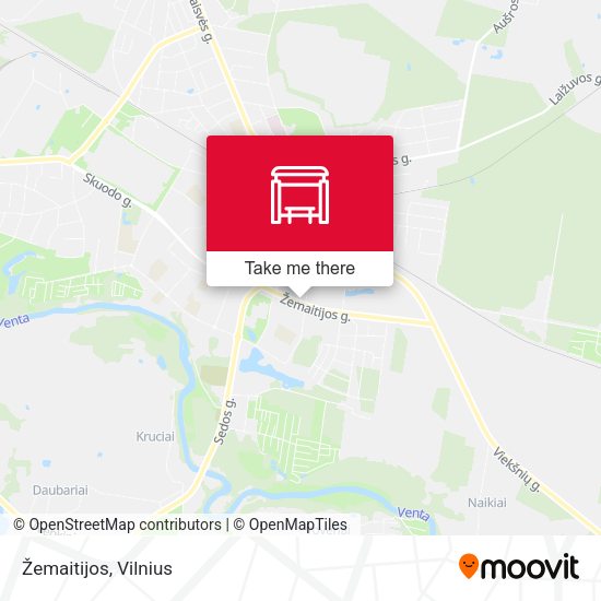 Карта Žemaitijos