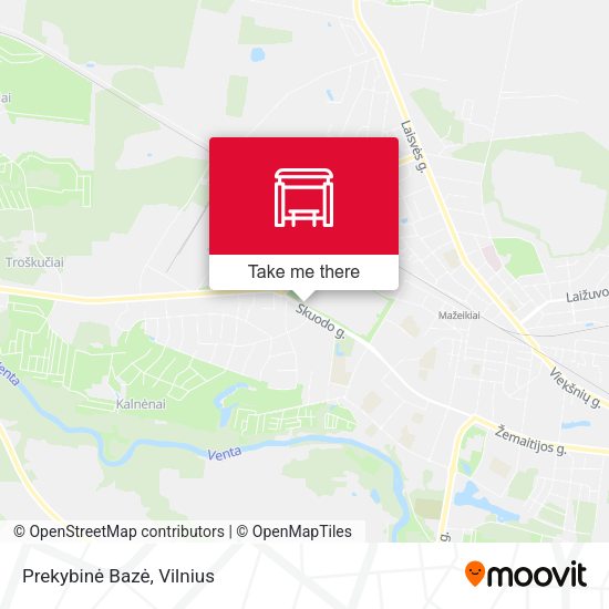 Карта Prekybinė Bazė