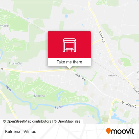 Карта Kalnėnai