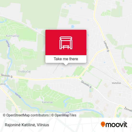 Карта Rajoninė Katilinė