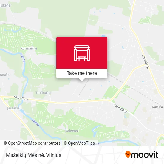 Карта Mažeikių Mėsinė
