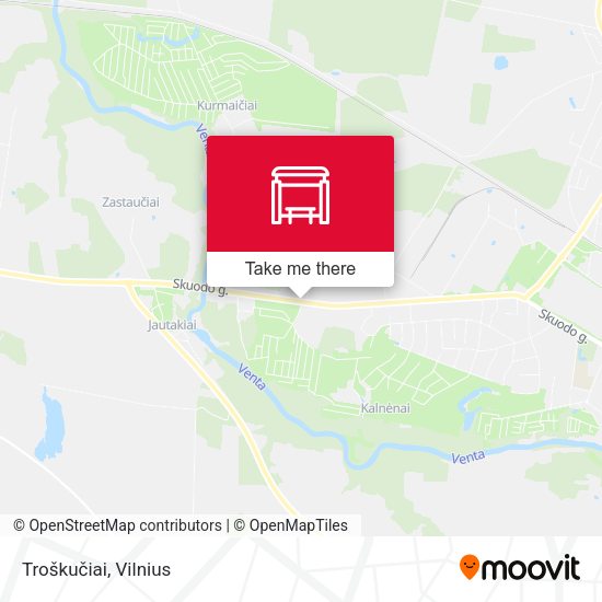 Карта Troškučiai