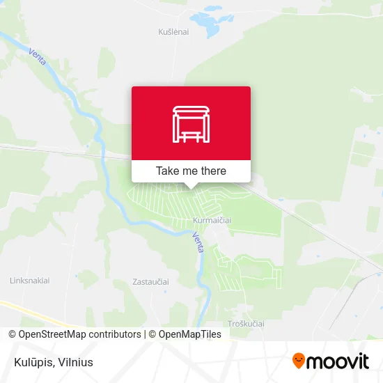 Карта Kulūpis