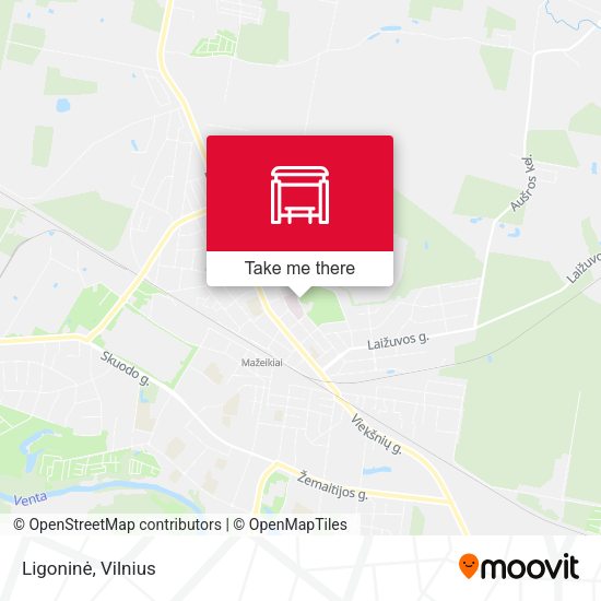 Карта Ligoninė