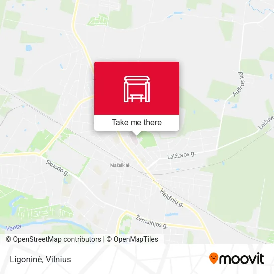 Карта Ligoninė