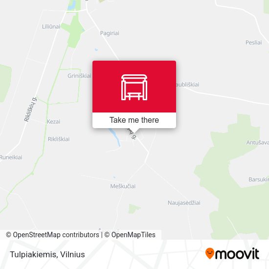 Карта Tulpiakiemis