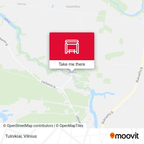 Карта Tulnikiai