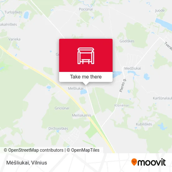 Карта Mėšliukai