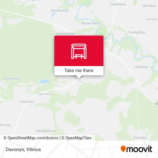 Карта Davonys