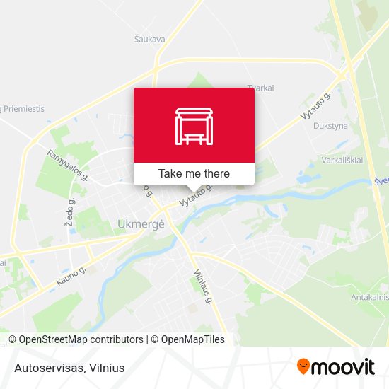 Карта Autoservisas