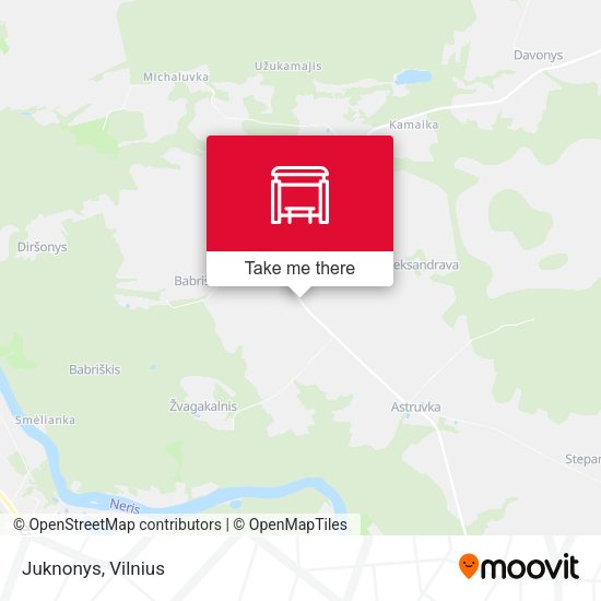 Карта Juknonys