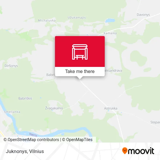Карта Juknonys