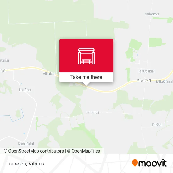 Карта Liepelės