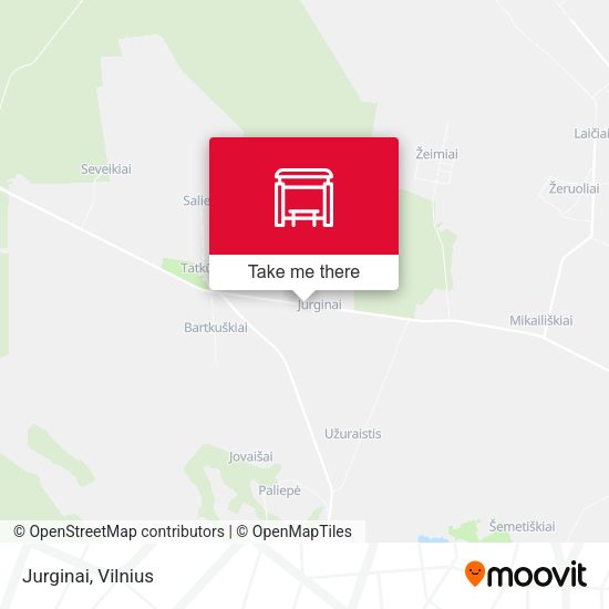 Карта Jurginai