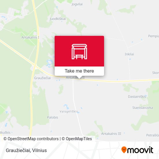 Карта Graužiečiai