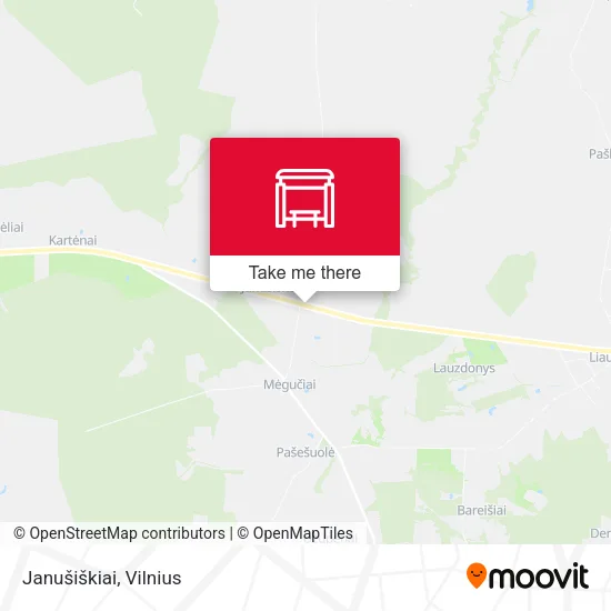 Карта Janušiškiai